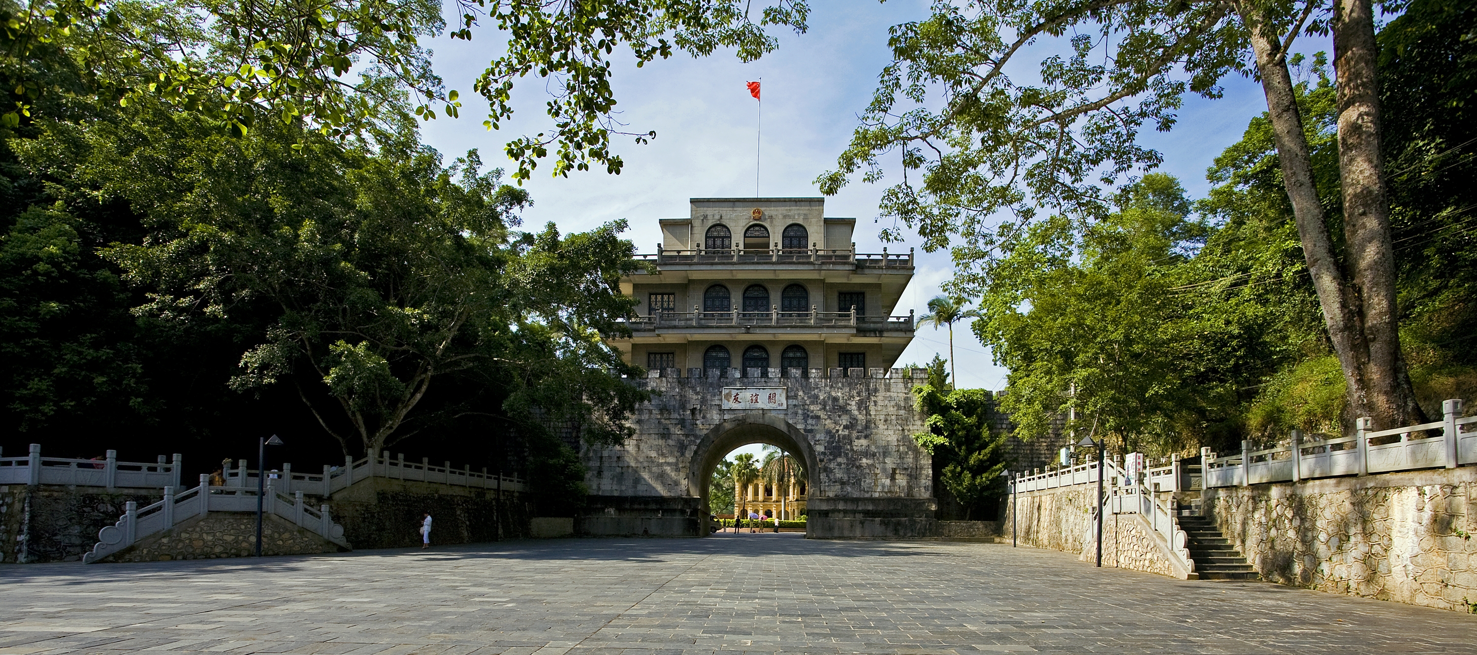 友谊关地形图图片