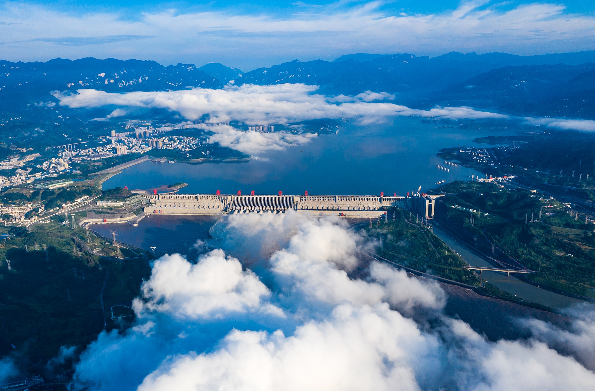 三峡大坝正面图片图片