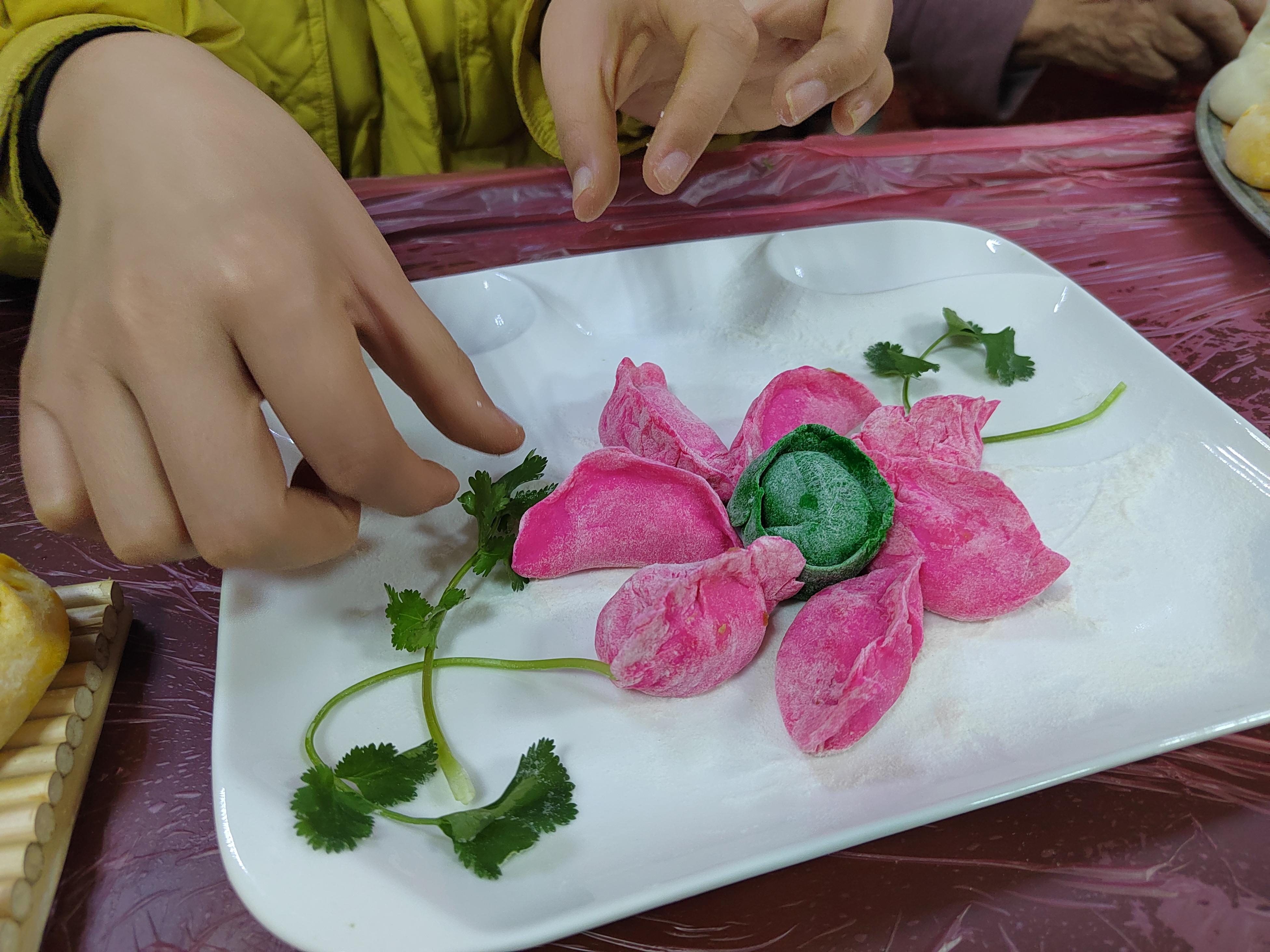 这么好看的饺子你舍得吃吗鸿翔社区居民我们吃的不是饺子是艺术